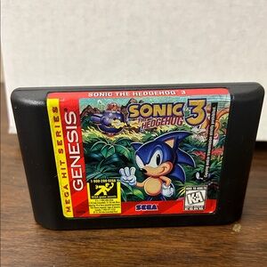 Genesis Sonic the Hedgehog 3 Game Cartridge - Used